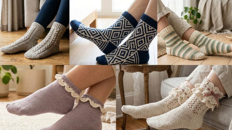 5 Stylish Crochet Socks Patterns for Cozy Home Comfort