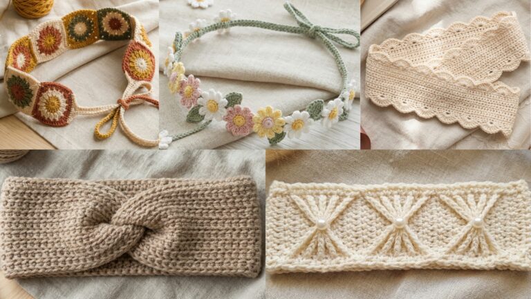 5 Trendy Crochet Headband Patterns You’ll Want to Wear Daily