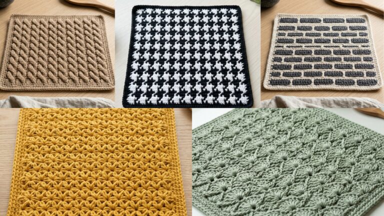 5 Durable Crochet Dishcloth Patterns for Everyday Cleaning