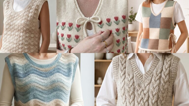 5 Crochet Vest Patterns You’ll Want to Wear on Repeat