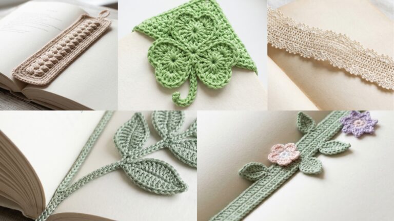 5 Modern Crochet Bookmark Patterns That Are Fast and Fun to Make