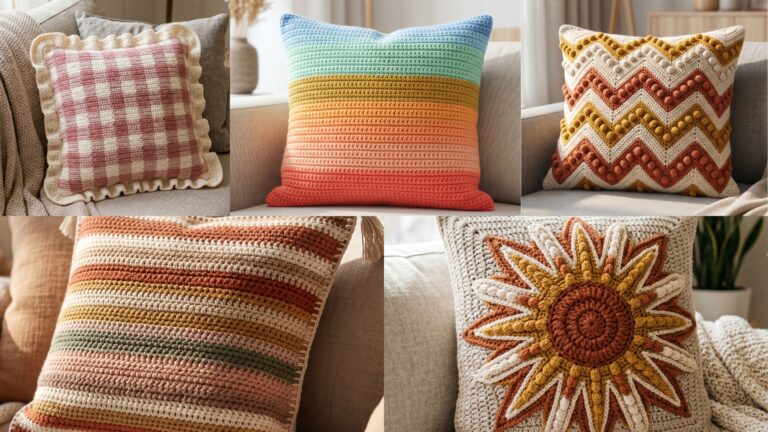 5 Trendy Crochet Pillow Case Patterns for Boho and Modern Homes