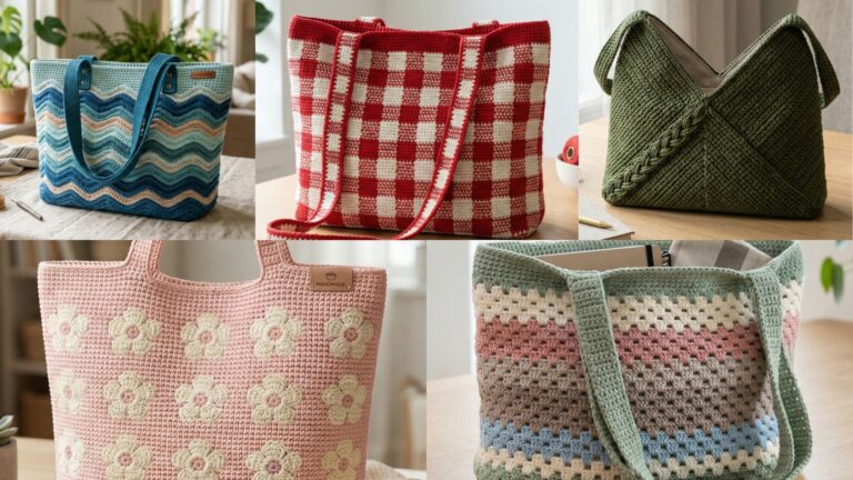 5 Stylish Crochet Tote Bag Patterns for Everyday Use