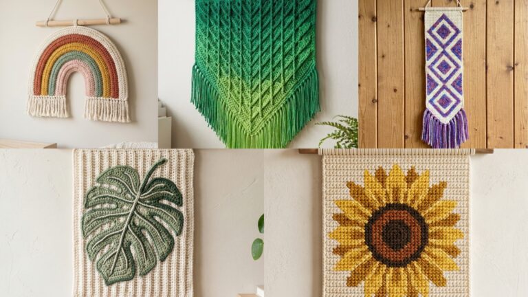 5 Stunning Crochet Wall Hanging Patterns That Elevate Any Room